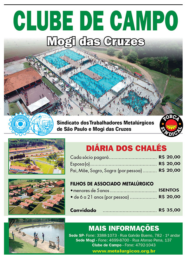 Clube de Campo  Sindicato dos Metalú