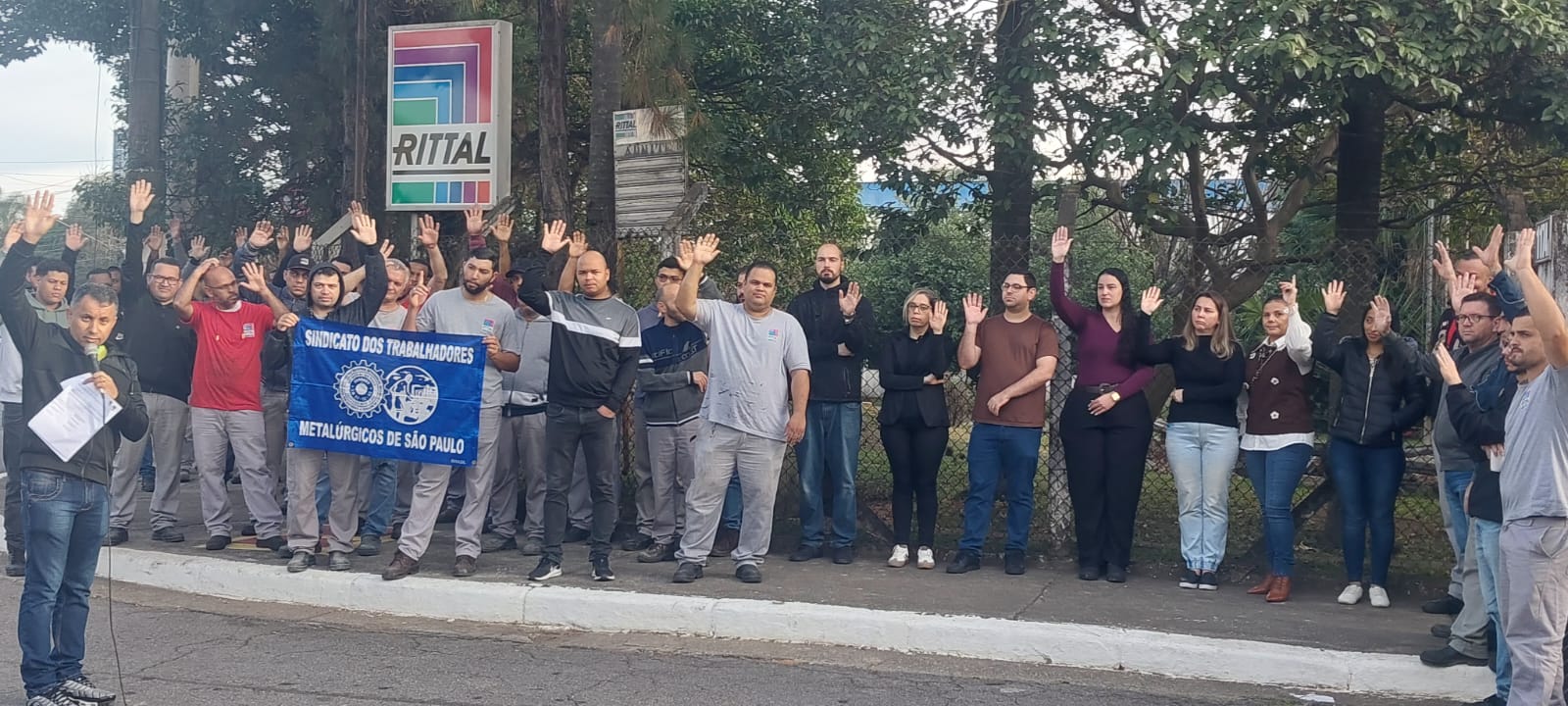 Diretor Érlon na RITTAL (conquista da PLR)