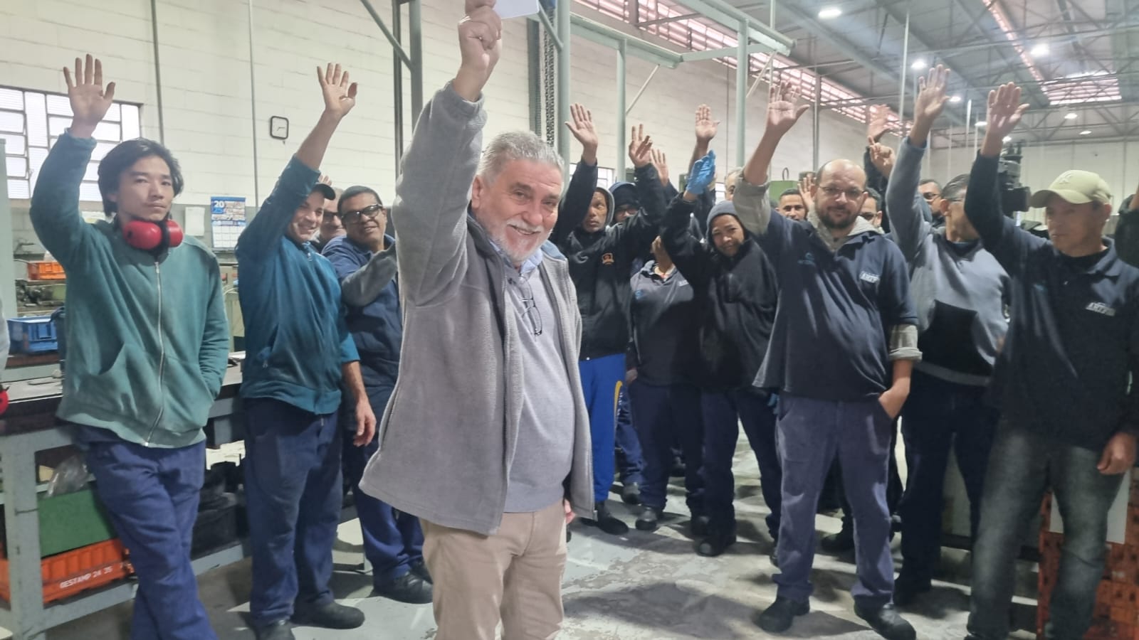 Ortiz na ART STAMP: conquista de reajuste no vale-compra