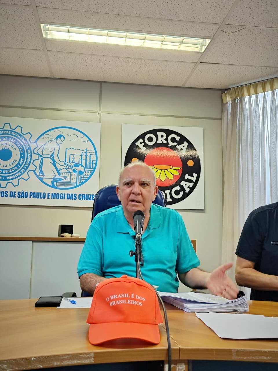 Miguel Torres, presidente da Força Sindical, CNTM e Sindicato dos Metalúrgicos de São Paulo e Mogi das Cruzes