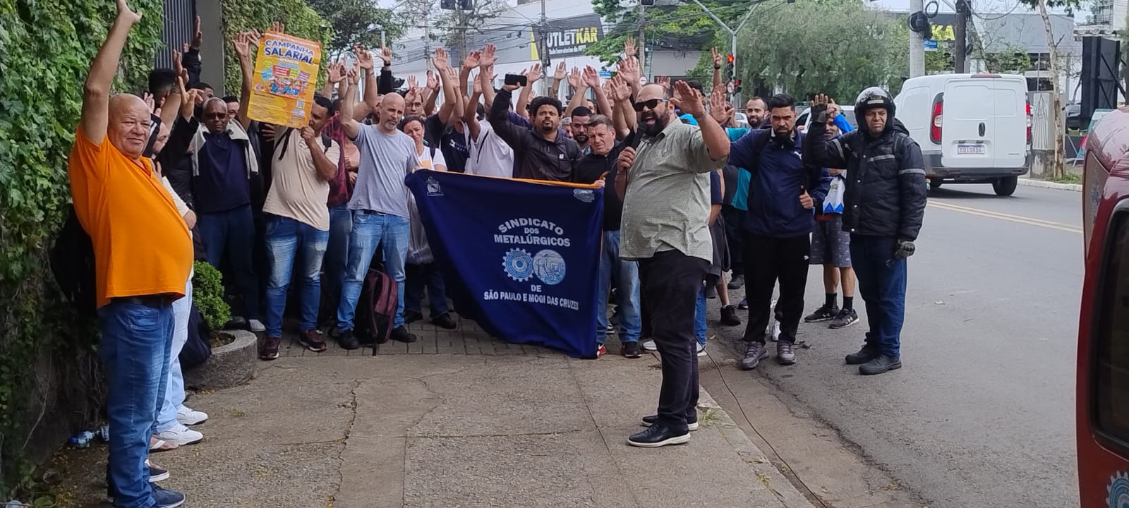 Carlão da Grava - greve pela PLR