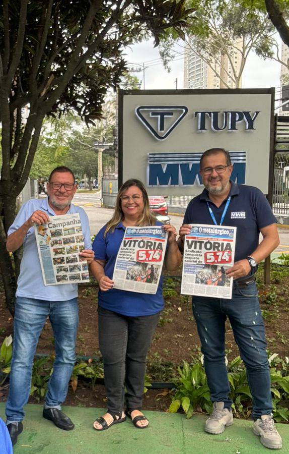 Teco e Marta na MWM-Tupy