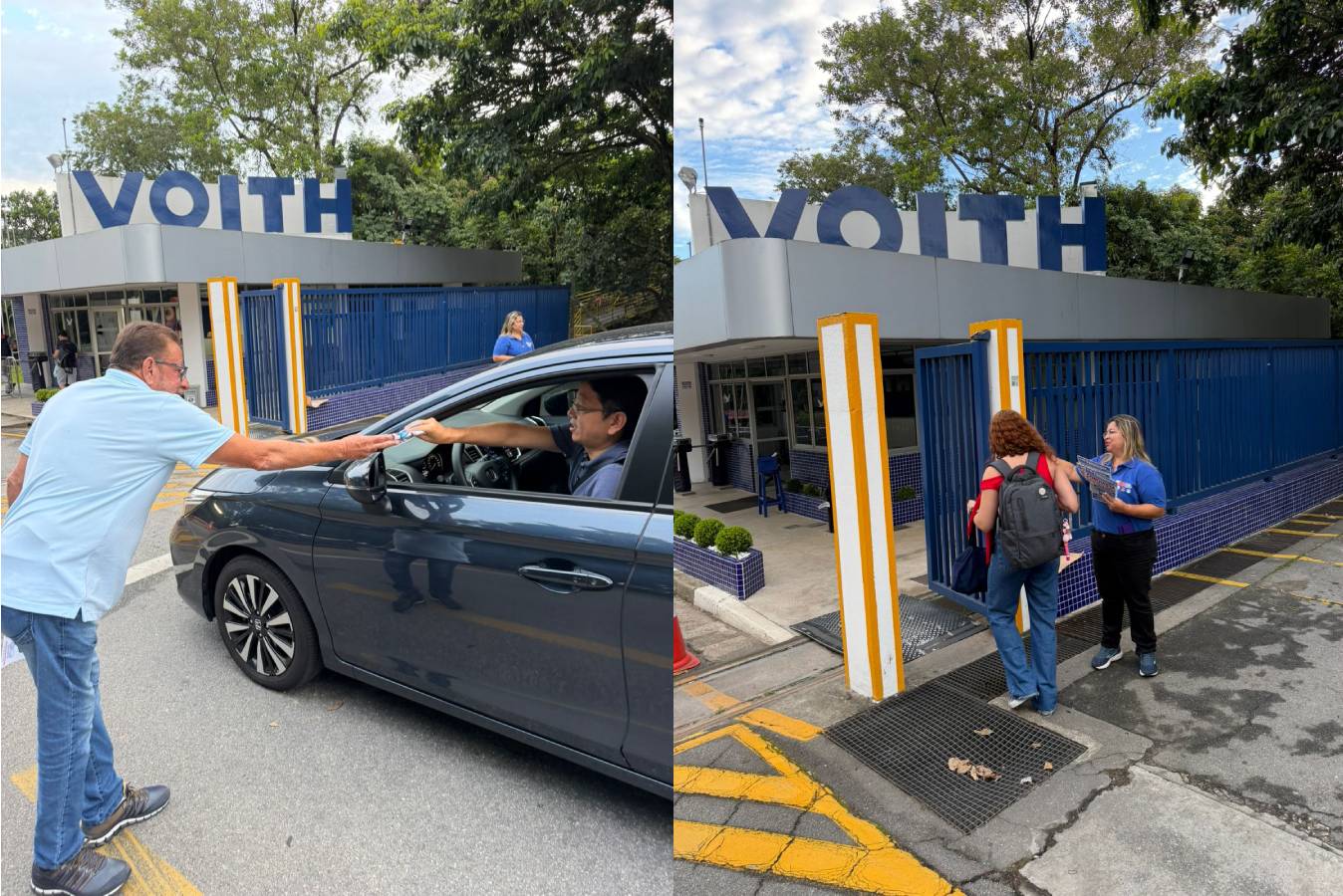 Teco e Marta na Voith