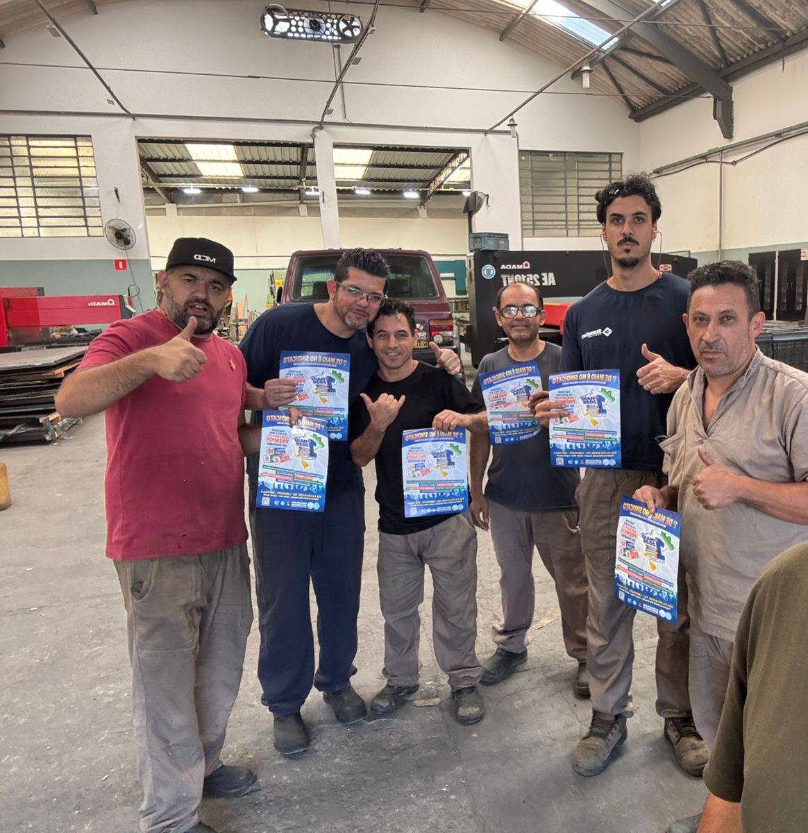 Na Stamp-Cort, base do Josias #1Maio2026