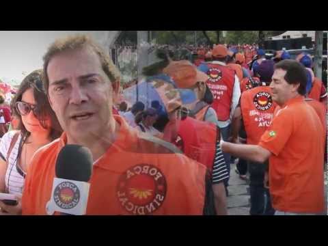 manifestaçao em defesa da produçao e emprego - Grito de Alerta